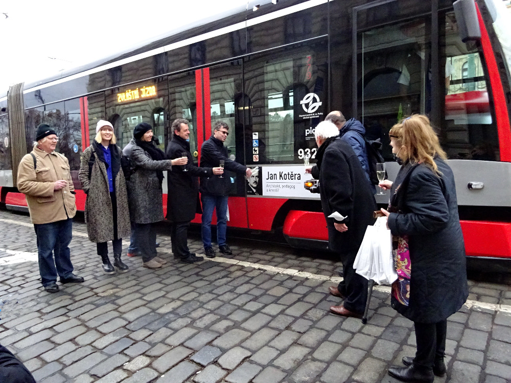 Křest tramvaje Jan Kotěra